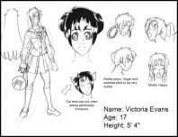 Volume 1 Preview: Victoria Character Sheet