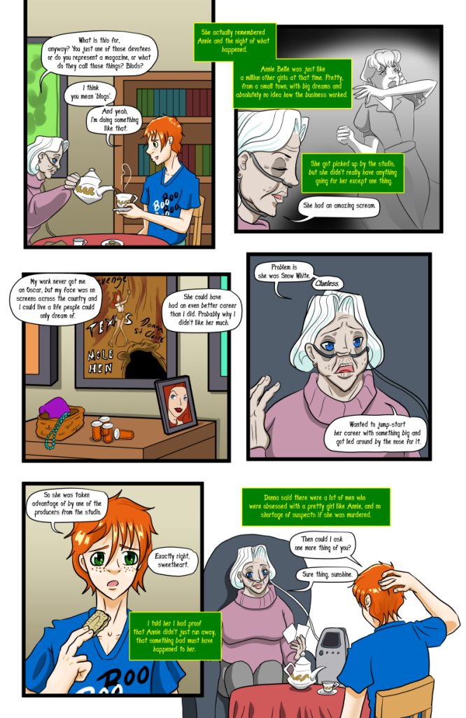 The Girl with the Silver Scream prt.2 pg.2